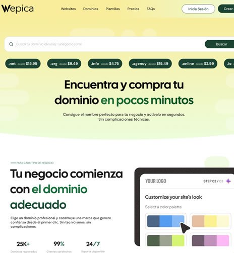 Wepica constructor web